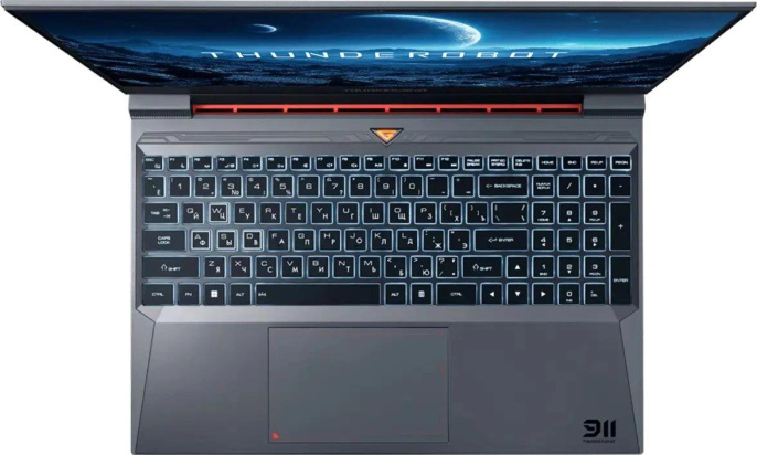 Ноутбук Thunderobot 911 X Wild Hunter G2D Core i5 12450H 16Gb SSD512Gb NVIDIA GeForce RTX4050 6Gb 15.6" IPS FHD 1920x1080 FreeDOS grey WiFi BT Cam JT009A00KRU