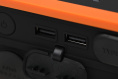 Электростанция портативная TopON TOP-X100 96000mAh 3A QC3.0 3xUSB черный/оранжевый (чехол в комплект