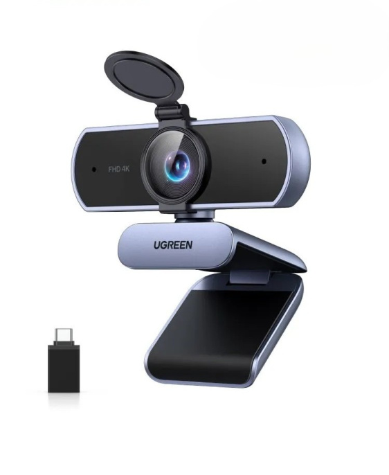 Веб-камера UGREEN CM831 65381 4K Ultra HD USB-C&USB-A Web Camera 1080P with Microphone - Space Gray 65381_