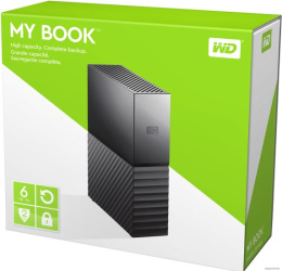 Жесткий диск WD USB3.0 6TB WDBBGB0060HBK-EESN My Book 3.5" черный
