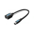 Адаптер переходник VENTION OTG USB 2.0 AF/mini B 5pin - 0.15м CCTBB