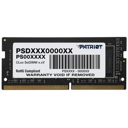Оперативная память Patriot Signature PSD44G266681S DDR4 -  1x 4ГБ 2666МГц, для ноутбуков (SO-DIMM),  Ret