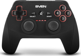 Беспроводной геймпад Sven GC-2040 11 кл. 2 стика, D-pad, Soft Touch, PC/PS3/Android/Xinput