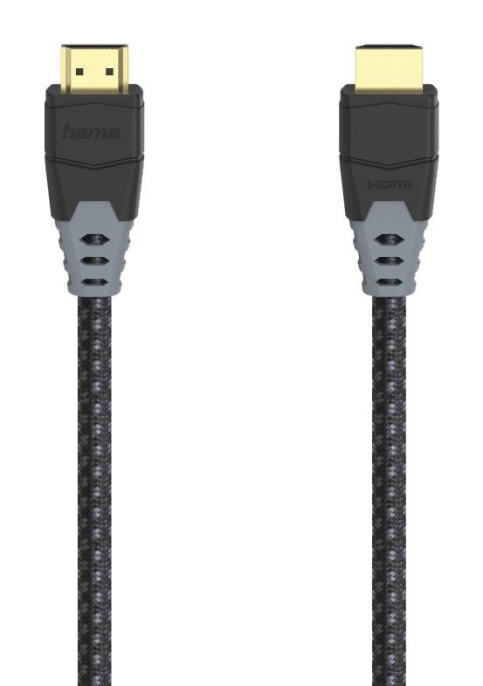 Кабель аудио-видео HAMA H-205445, HDMI m - HDMI m , 1.5м, GOLD, черный [00205445]