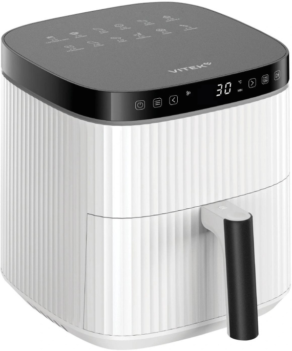 Аэрогриль Vitek VT-AF4001 5л 1500Вт белый/черный