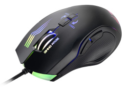 Мышь проводная GMNG 930GM, игровая, оптическая, USB, 12800dpi, черный