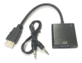 Переходник VGA Buro HDMI (m) -  VGA (f),  0.1м [hdmi-m-vga-f]