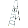 Комбинированная усиленная стремянка Алюмет 6 ступеней Серия АМS7806