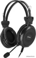 Наушники с микрофоном A4Tech HU-30 черный 2м накладные USB оголовье