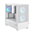 Корпус Case Fractal Design Pop Mini Air RGB TG Clear Tint, Mini-Tower, 3x120mm RGB, 2xUSB-A 3.2 mATX, mITX White FD-C-POR1M-01