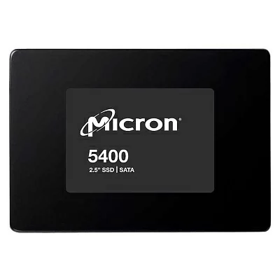 Твердотельный накопитель Micron SSD 5400 MAX, 1920GB, 2.5" 7mm, SATA3, 3D TLC, R/W 540/520MB/s, IOPs 94 000/63 000, TBW 17520, DWPD 5 (12 мес.)