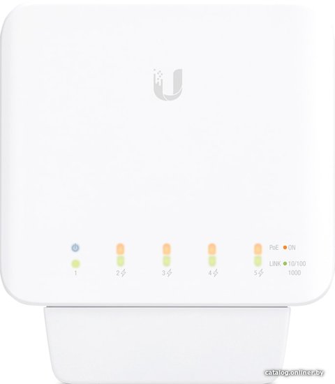 Коммутатор Ubiquiti UniFi Switch Flex USW-Flex PoE-коммутатор, 5х 1G RJ45, раздача 46 Вт