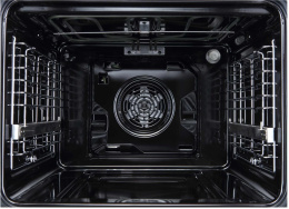 Духовой шкаф электрический EVELUX EO 650 PW,  70л,  дверца с 3 стеклами,  белый