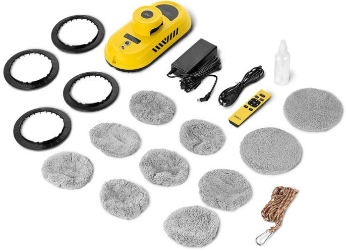 Мойщик окон Kitfort КТ-5186 пит.:от сети желтый/черный