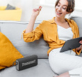 Портативная колонка Tronsmart Trip 10W Grey технология SoundPulse, Bluetooth 5.3, 20 Гц-20 кГц, подсветка, встроенный микрофон, до 20 часоа воспроизведения, IPX7, голосовой помощник
