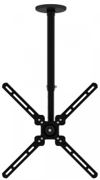 Кронштейн для телевизора Cactus CS-CP07, 23-55", потолочный, поворот и наклон,  черный