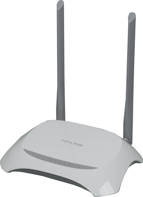 Wi-Fi роутер TP-LINK TL-WR840N, Wi-Fi 4, N300, 2.4ГГц, 4 LAN, белый