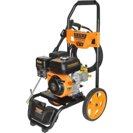 Мойка в/давл. бензиновая CARVER CW-5200G PRO 7лс, 210 бар, 10 л/мин, латунь, самовсас, фрезы 4шт, колеса 01.023.00008