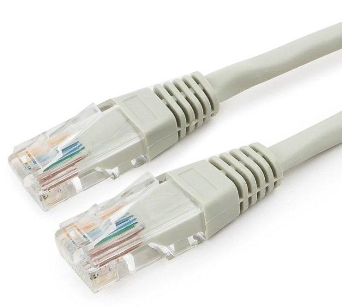 Патч-корд PREMIER PP6U-0.5M литой (molded), UTP, кат.6, 0.5м, 4 пары, 24AWG,  алюминий омедненный,  многожильный,  серый