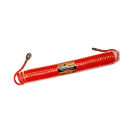 Шланг спиральный воздушный с быстросъемными соединениями PU 5х8 мм; 10 м Русский Мастер РМ-52305