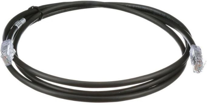 Патч-корд Panduit UTP6AX3MBL UTP RJ-45 вил.-вилка RJ-45 кат.6A 3м черный ПВХ