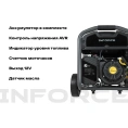 Бензиновый трехфазный генератор Inforce 8,5 кВт при 400/230В; эл.стартер; ATS; колёса и ручки GL 8500E-3D
