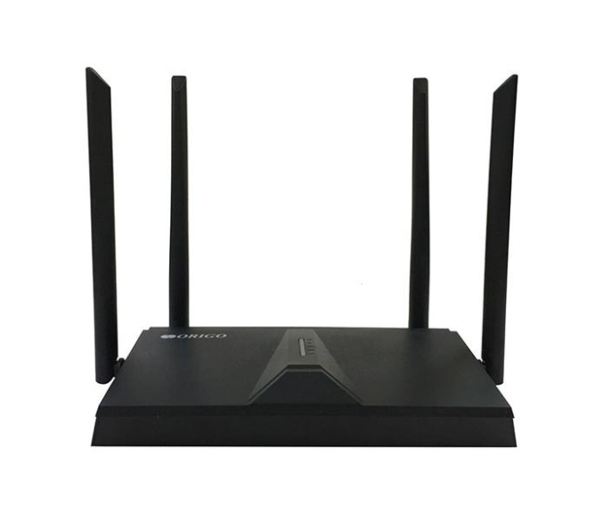 Wi-Fi роутер ORIGO OWR1830AXG,  Wi-Fi 5,  AX1800,  2.4/5ГГц, 3 LAN,  черный [owr1830axg/a1a]