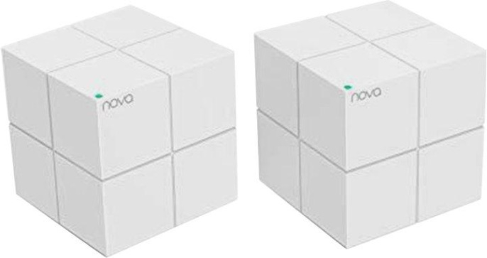 Wi-Fi роутер TENDA Nova MW6,  Wi-Fi 5,  AC1200,  2.4/5ГГц, 1 LAN,  белый, 2 шт. в комплекте [mw6(2-pack)]
