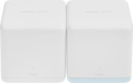 Бесшовный Mesh роутер Mercusys Halo H32G HALO H32G 2-PACK AC1200 100/1000/10000BASE-T белый упак.:2шт HALO H32G 2-PACK