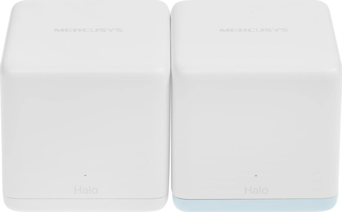 Бесшовный Mesh роутер Mercusys Halo H32G HALO H32G 2-PACK AC1200 100/1000/10000BASE-T белый упак.:2шт HALO H32G 2-PACK