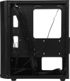 Корпус mATX Aerocool Trinity Mini-G-BK v2, Mini-Tower, без БП,  черный [accs-pv32033.11]