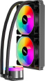 Кулер для процессора (СЖО) 1stPlayer TS2 240 Черный (TS2-240-BK) (Intel LGA1851/1700/1200/115x/1366, AMD AM5/AM4/FM3/FM2/FM1/AM3/AM2, крепление на винтах, размер радиатора: 277x119x27мм, размер вентилятора: 120x120x25мм, размер водоблока: 74x89.2x51.8мм,