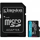 Карта памяти Kingston micro SDXC SDCG3/256GB Canvas Go Plus UHS-I U3 A2 + ADP (170/90 MB/s)