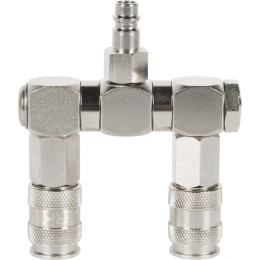 Разветвитель пневматический с вращающимися соединениями 2 выхода рапид EURO WIEDERKRAFT WDK-83RLL