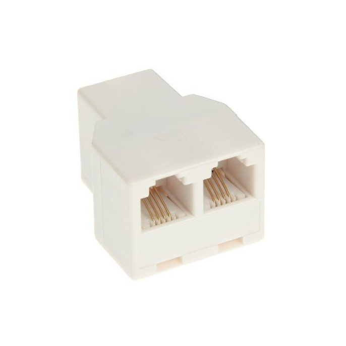 Rexant 03-0032 Телефонный двойник RJ-11 штекер - 2 гнезда 6P-4C 50 шт