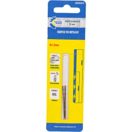 Сверло по металлу кобальтовое HSS-CO DIN-338 (2 шт; 1.5х18х40 мм) МастерАлмаз 10501573