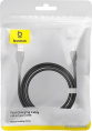Кабель Baseus P10355703111-01 Pudding Series Fast Charging Cable USB to Type-C 100W 2m Cluster Black сверхбыстрая зарядка, синхронизация данных: USB 2.0, 480 Мбит/с