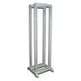 Двухрамная стойка TWT 38U, 600x800, серая RACK2-38U-6x8