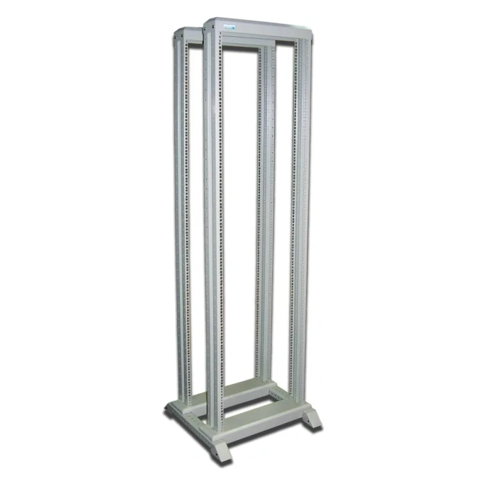 Двухрамная стойка TWT 38U, 600x800, серая RACK2-38U-6x8