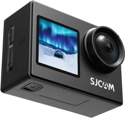 Экшн-камера SJCAM SJ4000 DUAL SCREEN . Цвет черный.