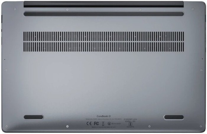 Ноутбук CHUWI CoreBook Intel Core i3 10100Y 1300MHz/14.1"/1920x1080/8GB/256GB SSD/Intel UHD Graphics/Wi-Fi/Bluetooth/Windows 11 Pro (CWI575-308N2N1PDMYX) Grey