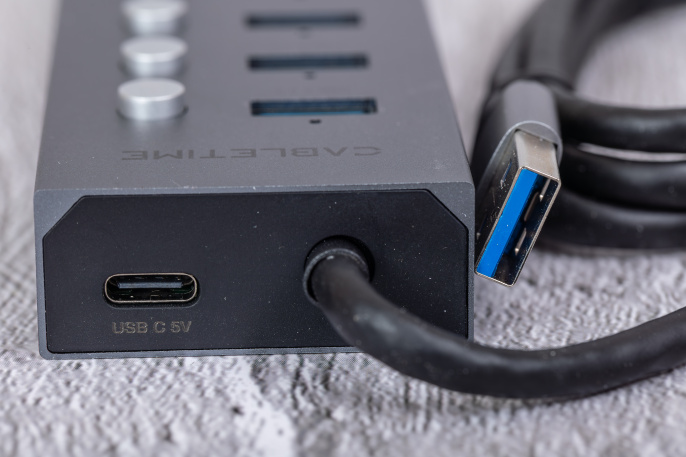 USB-Хаб CABLETIME CB47G (CT-HUBU7-AG) 7-в-1 USB-A на USB 3.0