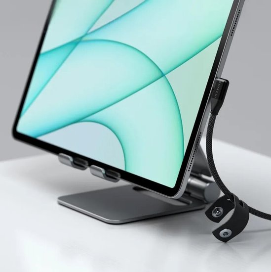 Кабель угловой вправо Satechi Right Angle 240W PD USB-C to USB-C Cable. Длина: 1м. Цвет: черный (AP-YCR100K)