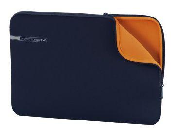 Чехол для ноутбука 13.3" HAMA Neoprene, синий/оранжевый [00101553]