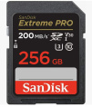Карта памяти SanDisk Extreme Pro SD UHS I 256GB Card for 4K Video for DSLR and Mirrorless Cameras 200MB/s Read & 140MB/s Write SDSDXXD-256G-GN4IN
