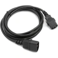 Кабель питания A1 1.8 м., С13-С14, 3x1 мм², 2200 Вт., черный A1-PC1-C13-C14-1.8M
