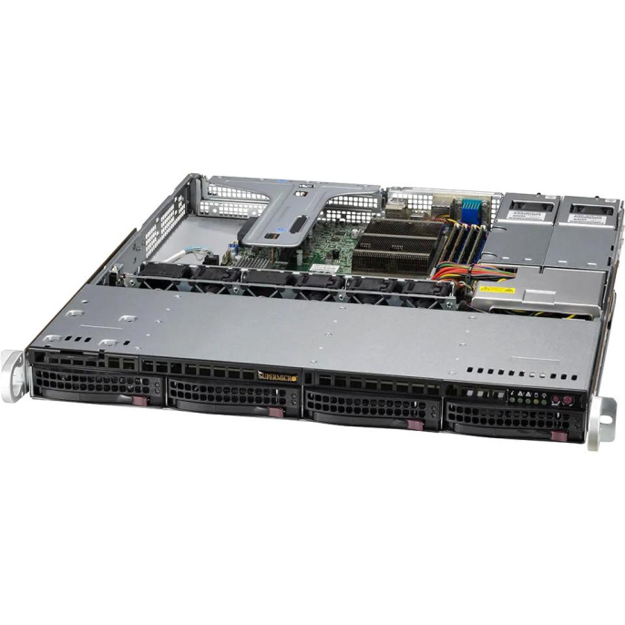 Серверная платформа Supermicro SYS-120C-TR bundle2 : 1U, 2x LGA-4189, 16x DDR4 up to 4TB, 8x hs 2.5" SAS*/SATA, 2x M.2 PCIe 3.0 x2 NVM, 2x PCIe, 1х Dual port GbE RJ45 Intel i350-AM2, 2x 860W Power