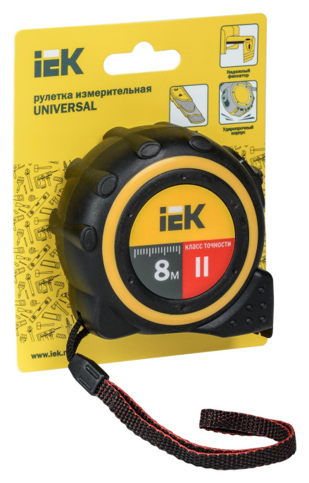Рулетка строительная IEK TIR10-1-008, 8м x 25мм