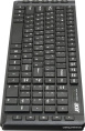 Клавиатура Acer OKW010 черный USB slim Multimedia ZL.KBDEE.002 кабель 1.45м