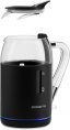 Чайник электрический Polaris PWK 1563CGL 1.5л. 2200Вт черный/прозрачный корпус: пластик/стекло